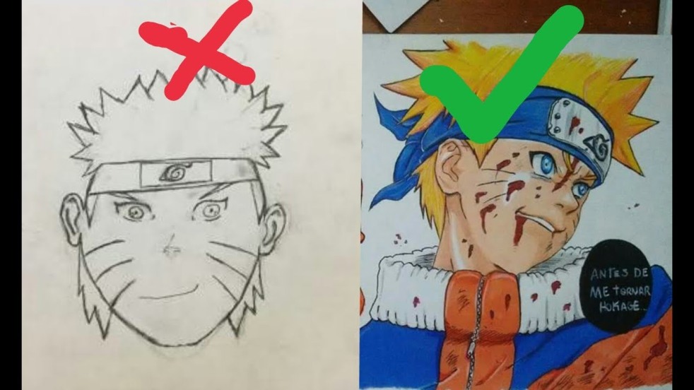 Como Desenhar 10: Como Desenhar o Naruto Shippuden (Passo a Passo)
